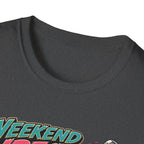 Weekend Wrecker Golf Cart T-Shirt — Retro Tropical Driving Club Tee
