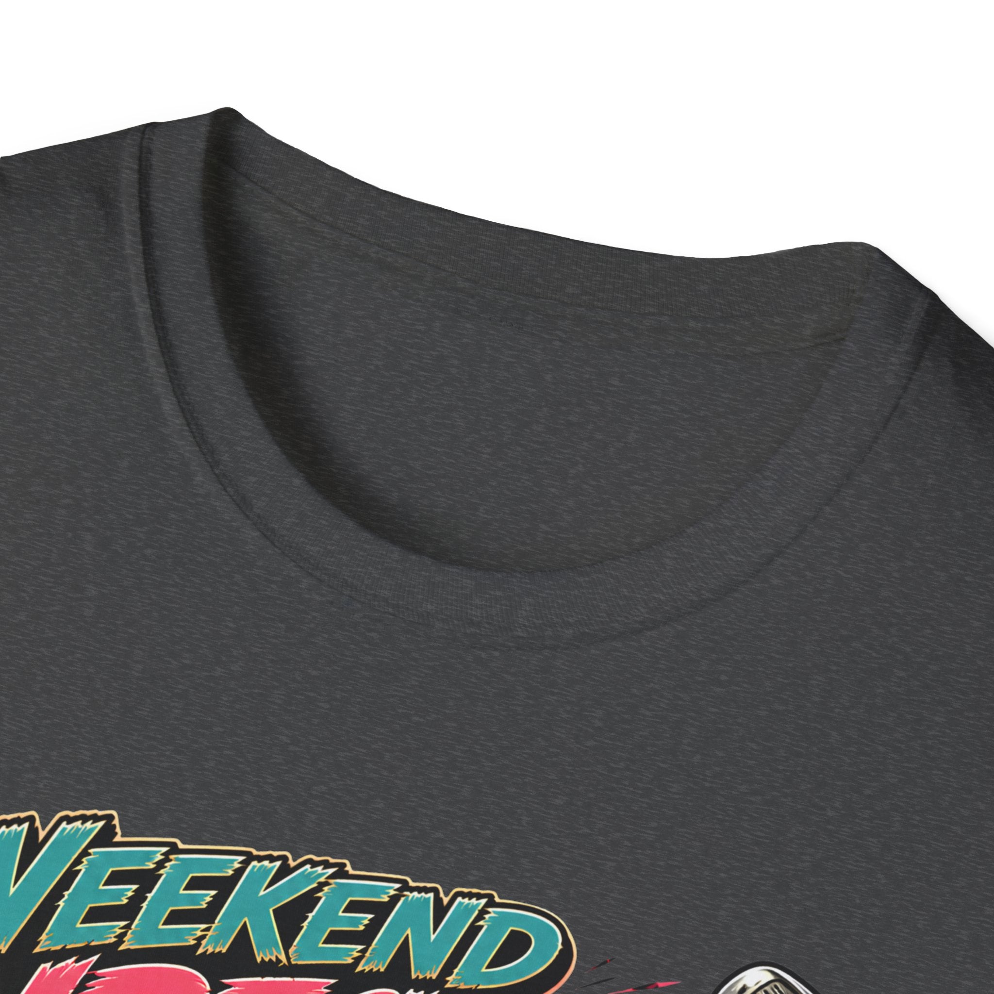 Weekend Wrecker Golf Cart T-Shirt — Retro Tropical Driving Club Tee