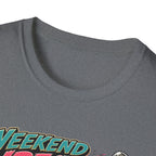 Weekend Wrecker Golf Cart T-Shirt — Retro Tropical Driving Club Tee