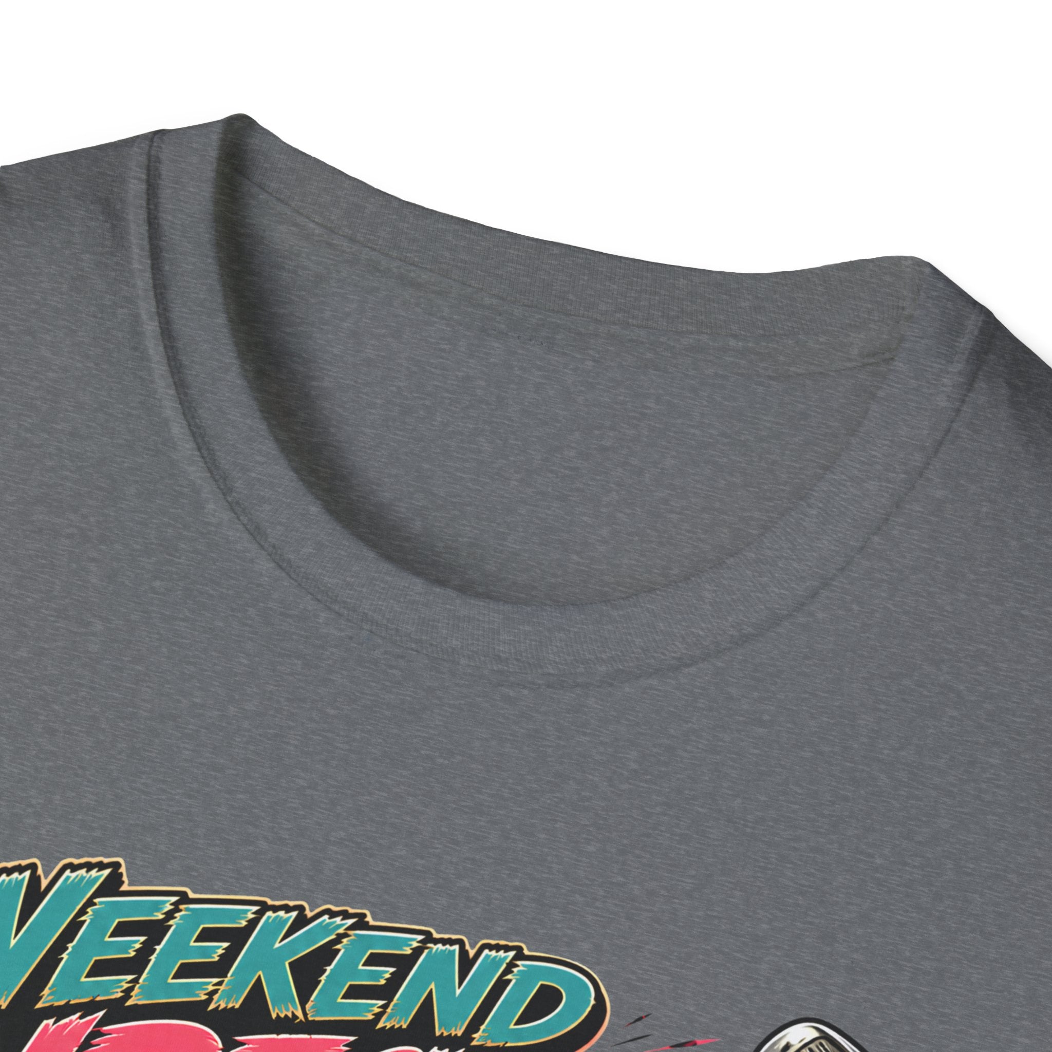 Weekend Wrecker Golf Cart T-Shirt — Retro Tropical Driving Club Tee