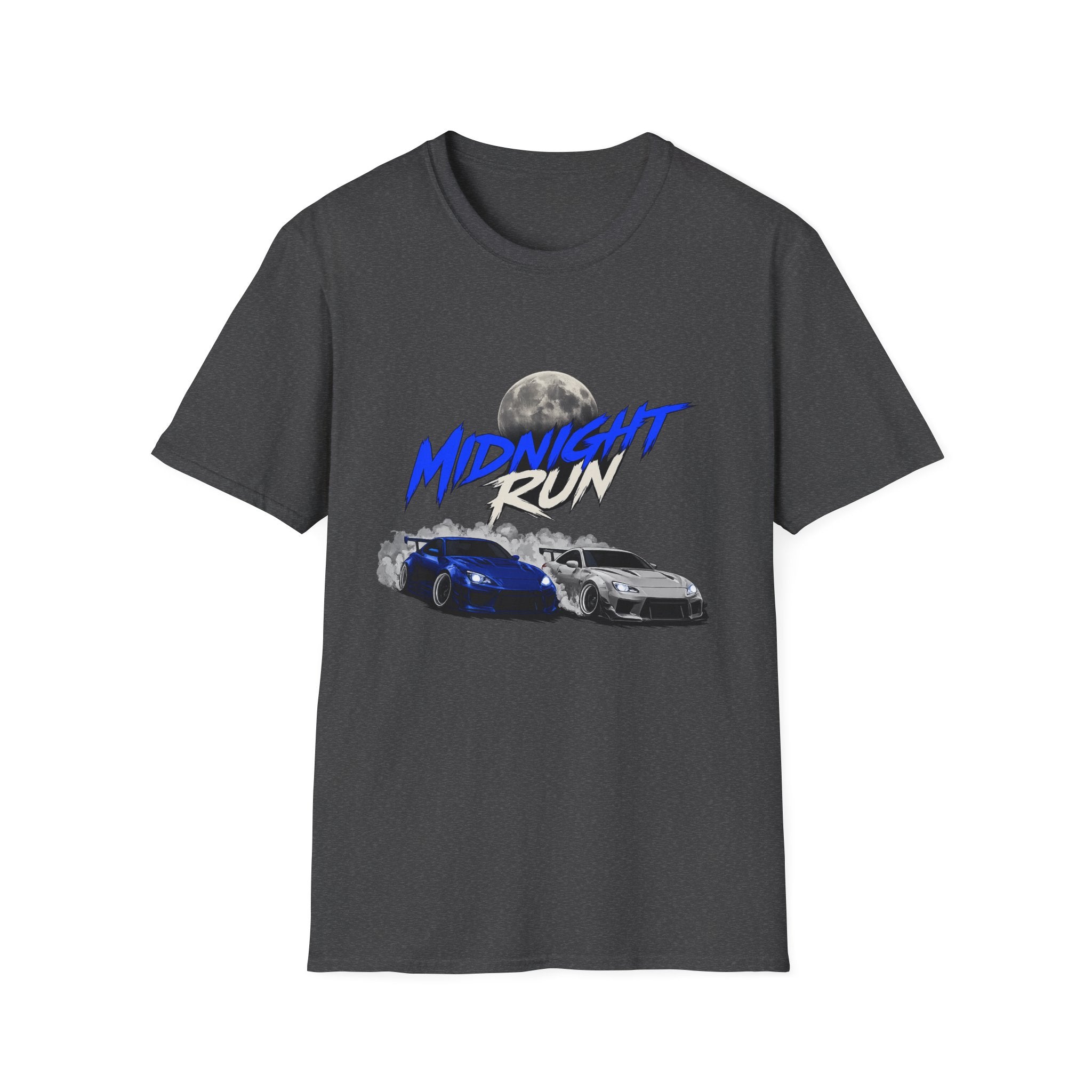 Midnight Run Car T-Shirt — Racing Drift Streetwear Tee