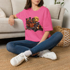 Halloween Hot Rod T‑Shirt — Vintage Monster Truck with Full Moon