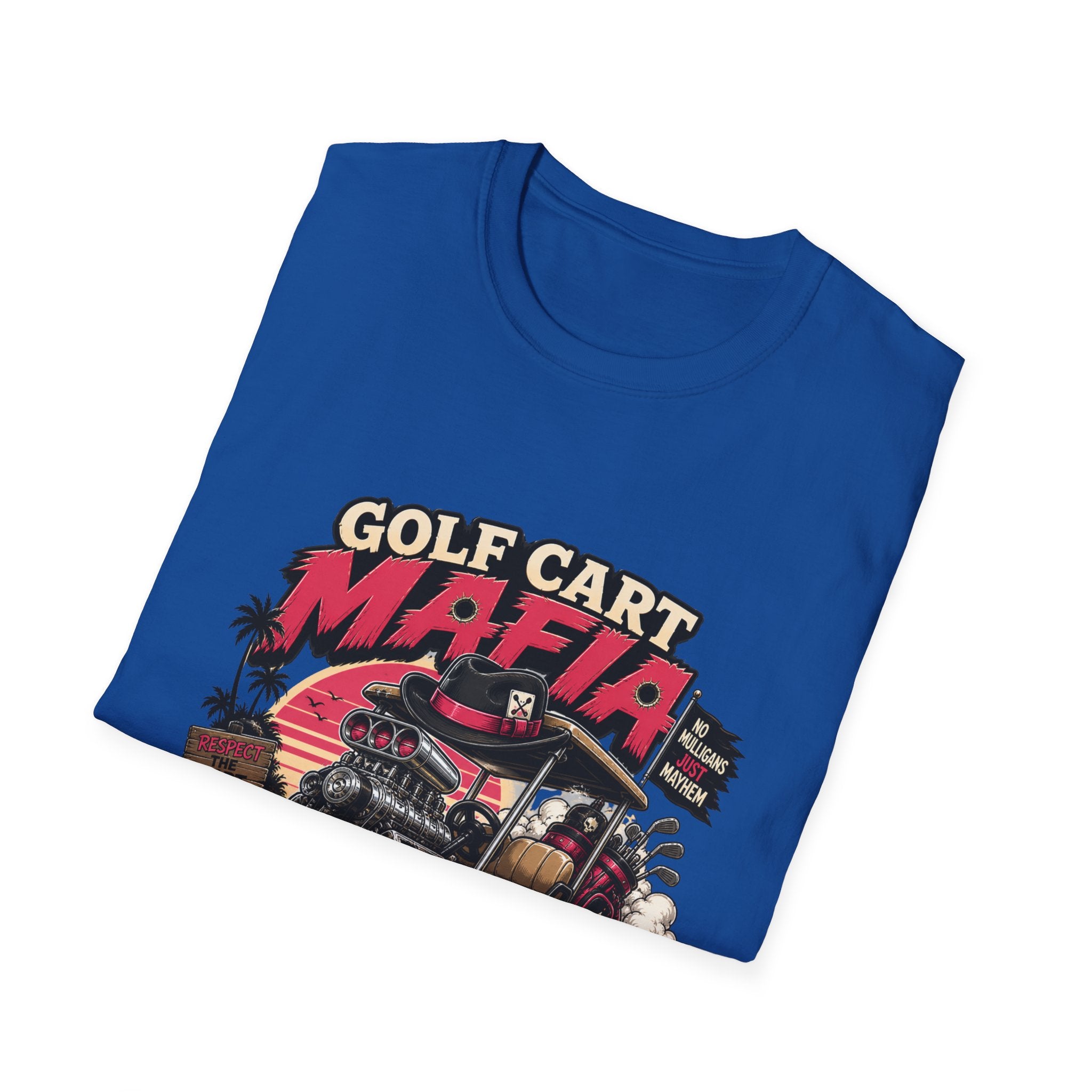 Golf Cart Mafia T-Shirt — Retro Off-Road Golf Cart Graphic Tee