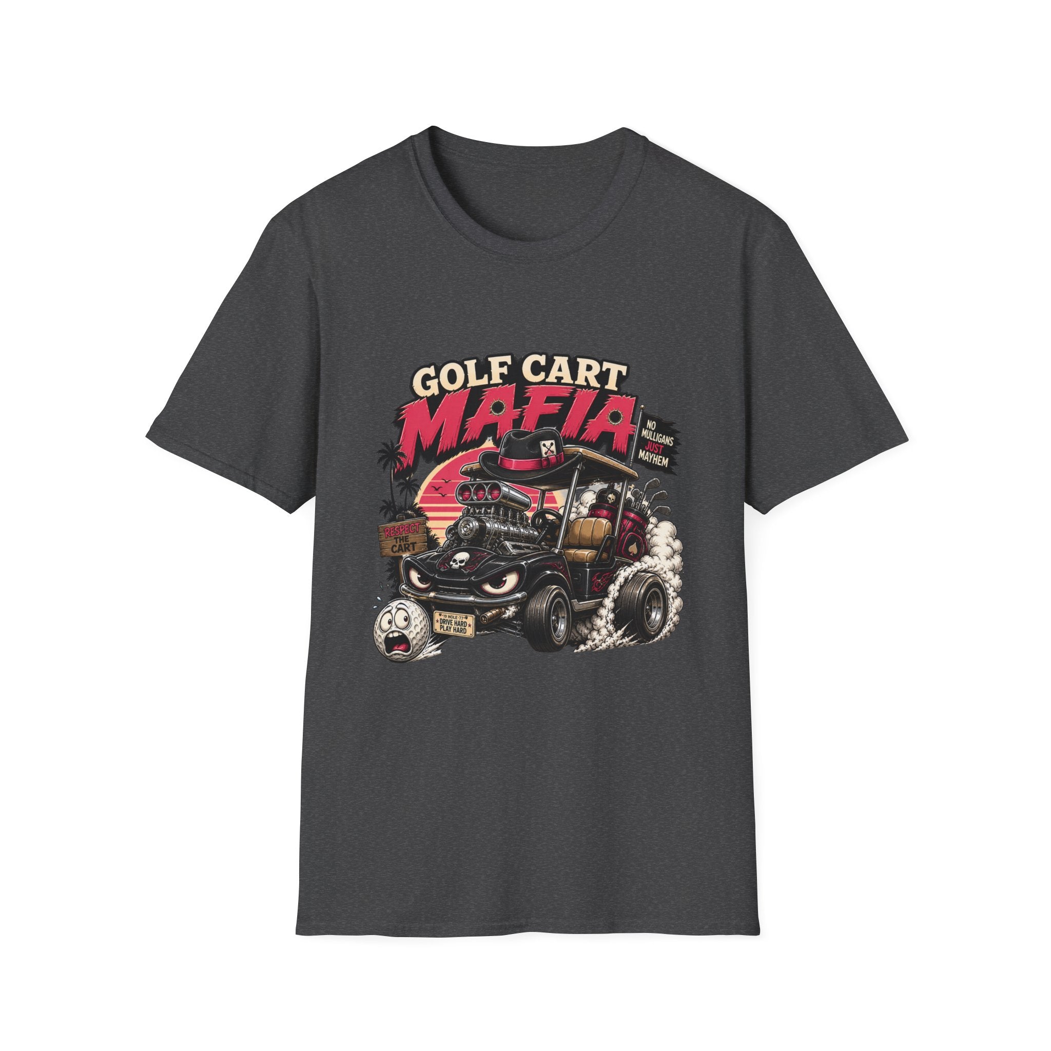 Golf Cart Mafia T-Shirt — Retro Off-Road Golf Cart Graphic Tee
