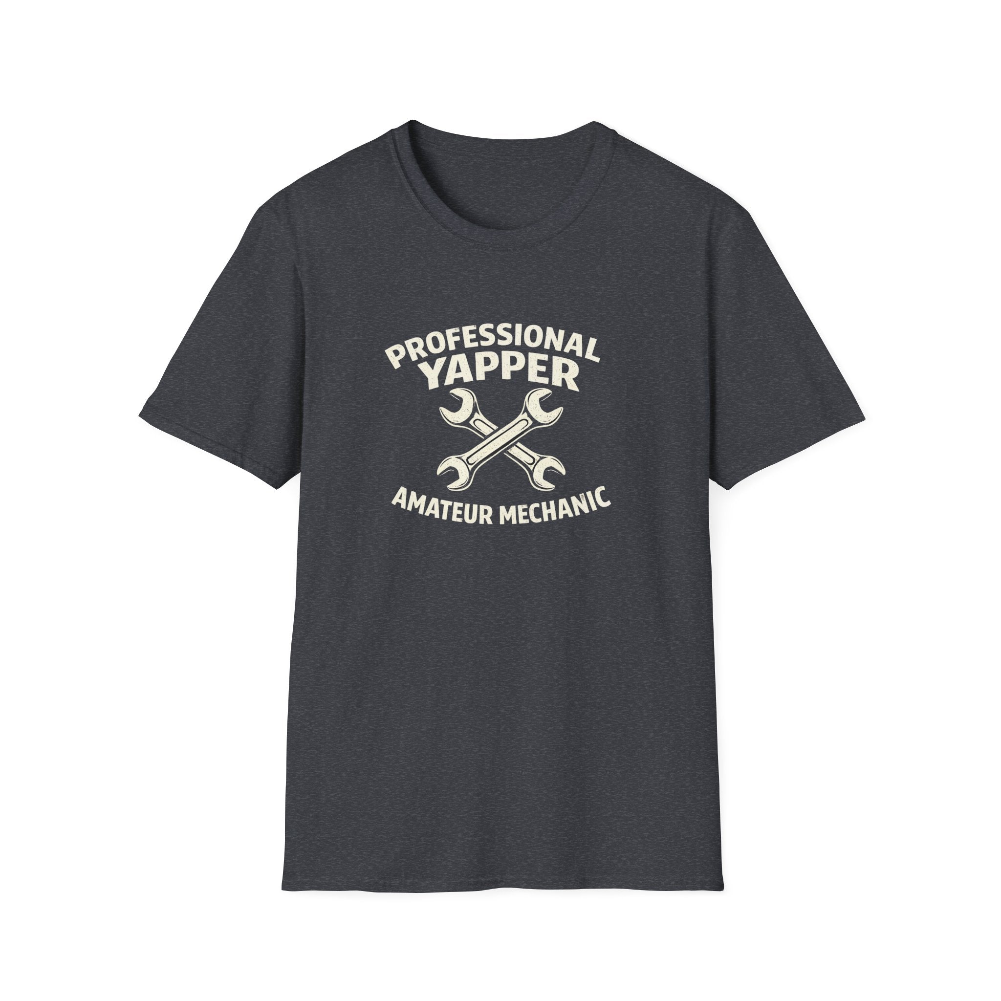 Professional Yapper T-Shirt — “Professional Yapper Amateur Mechanic” Funny Mechanic Tee
