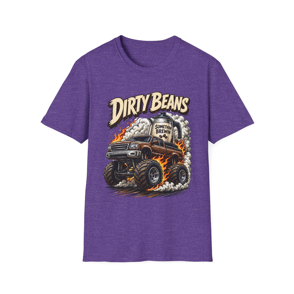 Dirty Beans Monster Truck T-Shirt — Smoky Off-Road Graphic Tee