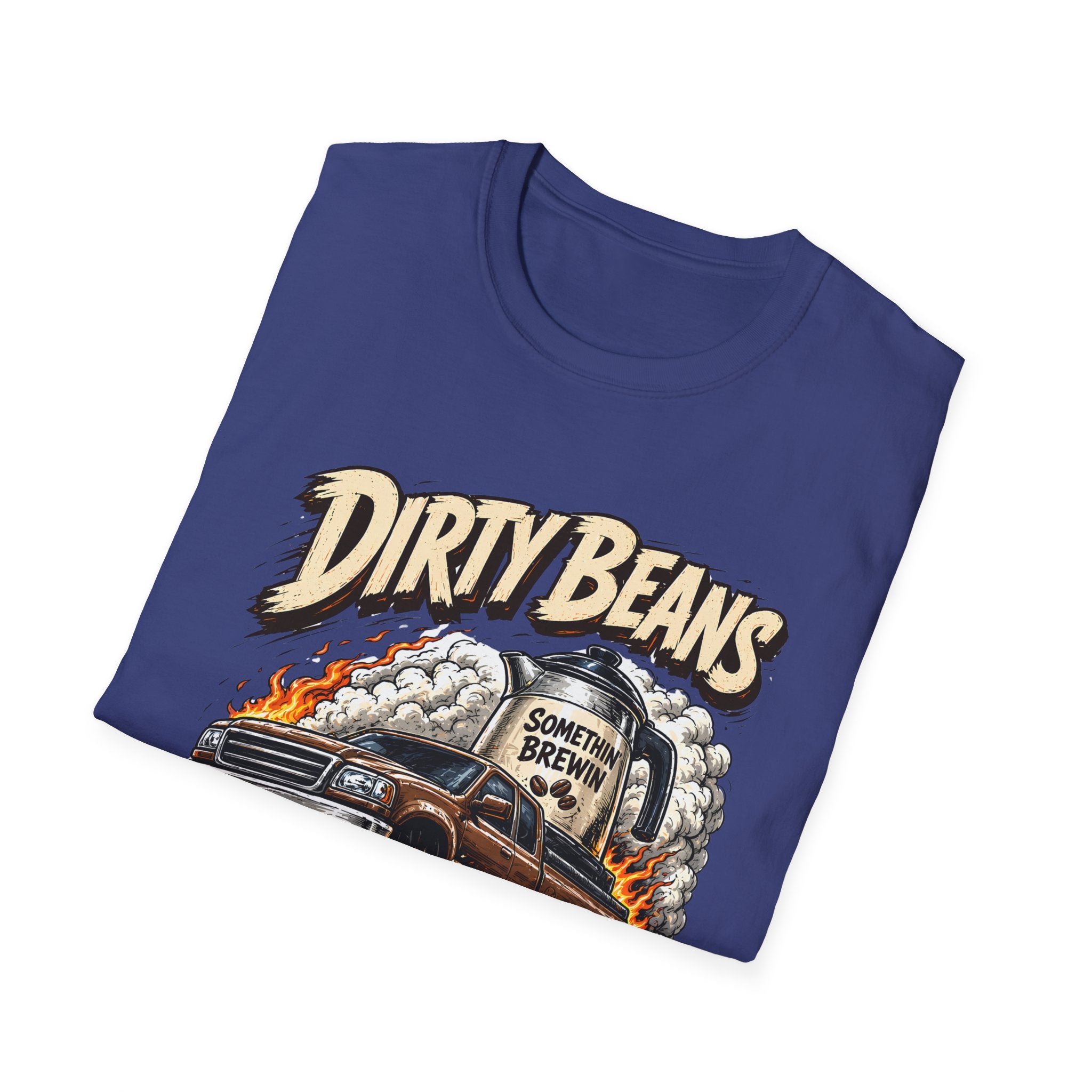 Dirty Beans Monster Truck T-Shirt — Smoky Off-Road Graphic Tee
