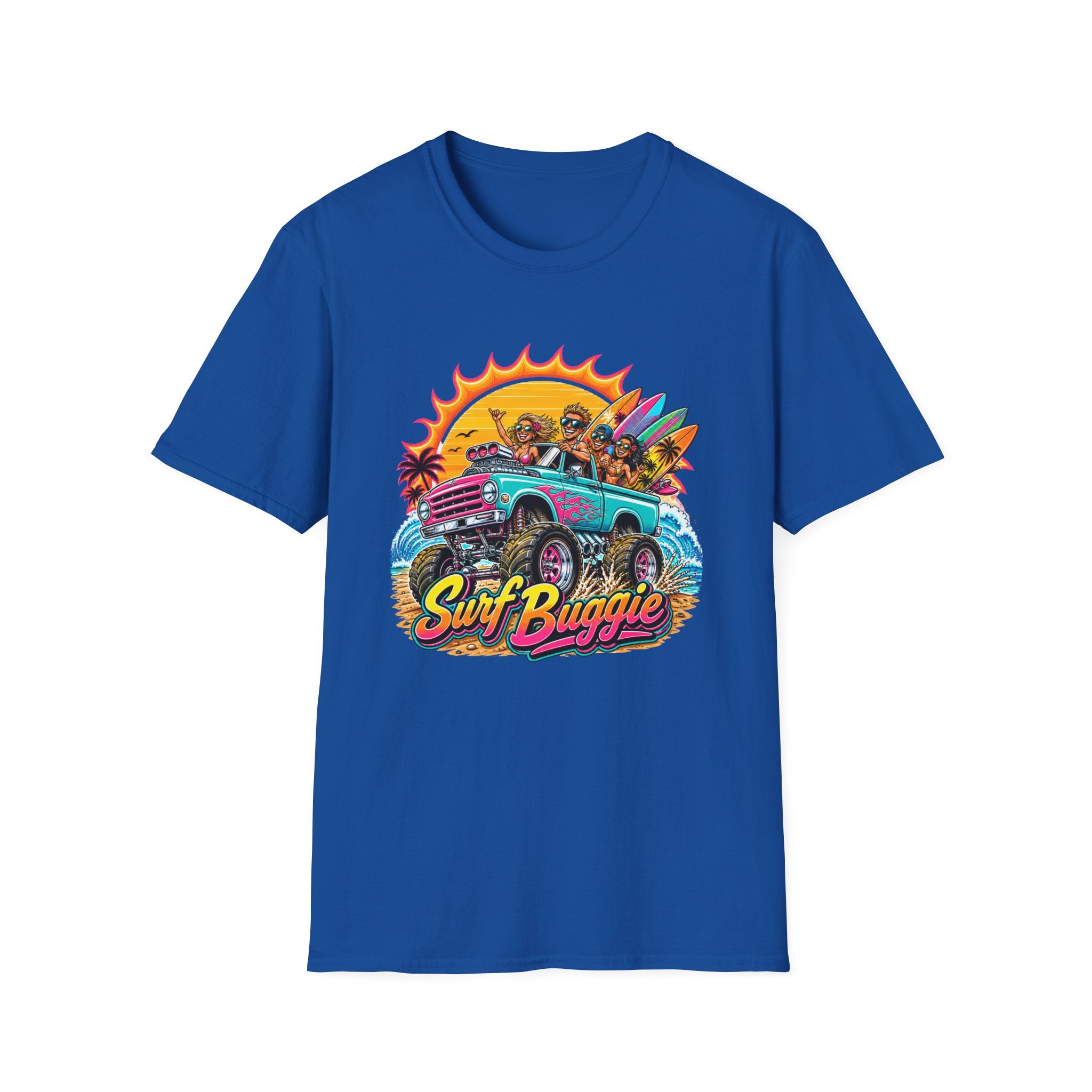 Surf Buggy T-Shirt — Retro Beach Cruiser Graphic Tee