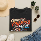 Grumpy Grampy’s Ride T-Shirt — Retro Grandpa Car Racing Tee