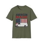 American Made Van T-Shirt — Patriotic USA Work Truck Tee