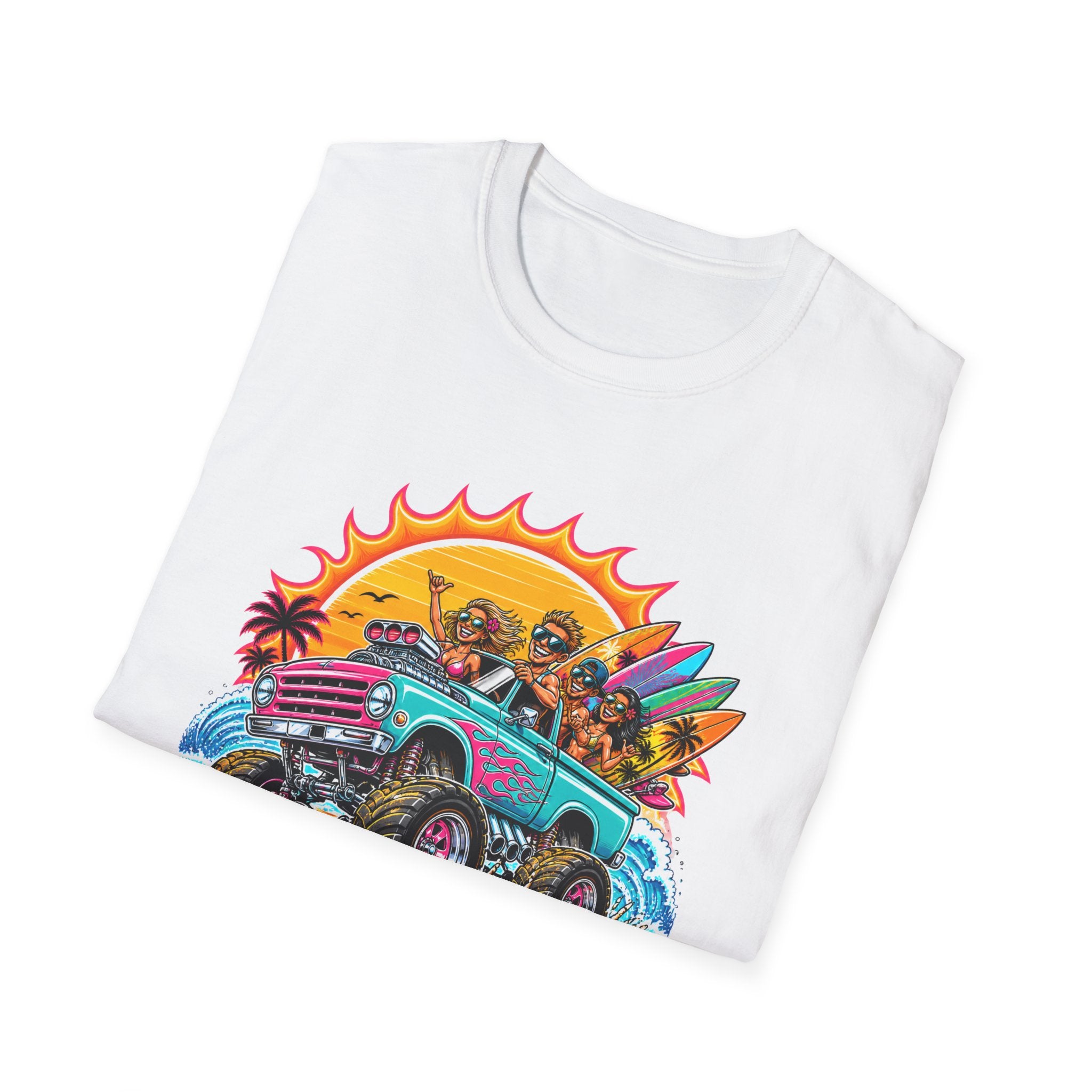 Surf Buggy T-Shirt — Retro Beach Cruiser Graphic Tee
