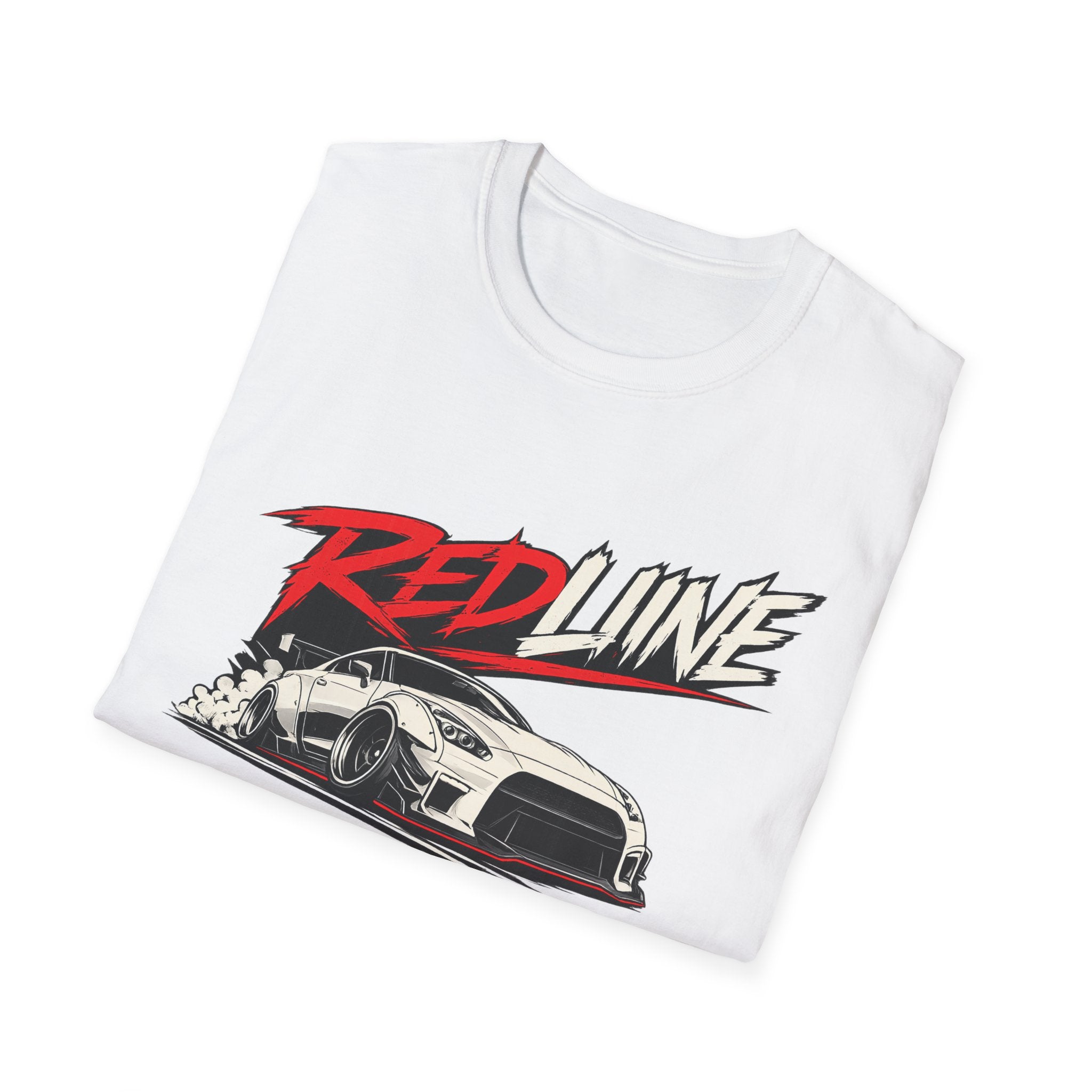 Redline Racing Car T-Shirt — Sporty Drift Graphic Tee