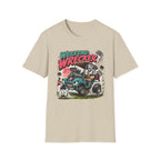 Weekend Wrecker Golf Cart T-Shirt — Retro Tropical Driving Club Tee
