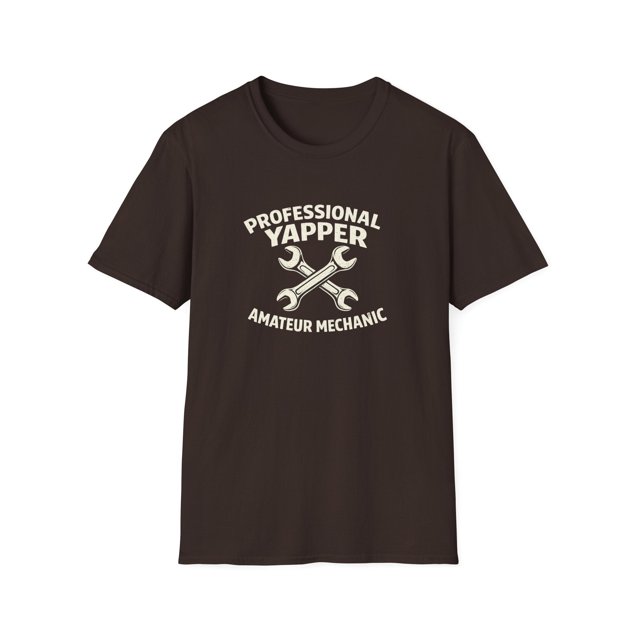 Professional Yapper T-Shirt — “Professional Yapper Amateur Mechanic” Funny Mechanic Tee