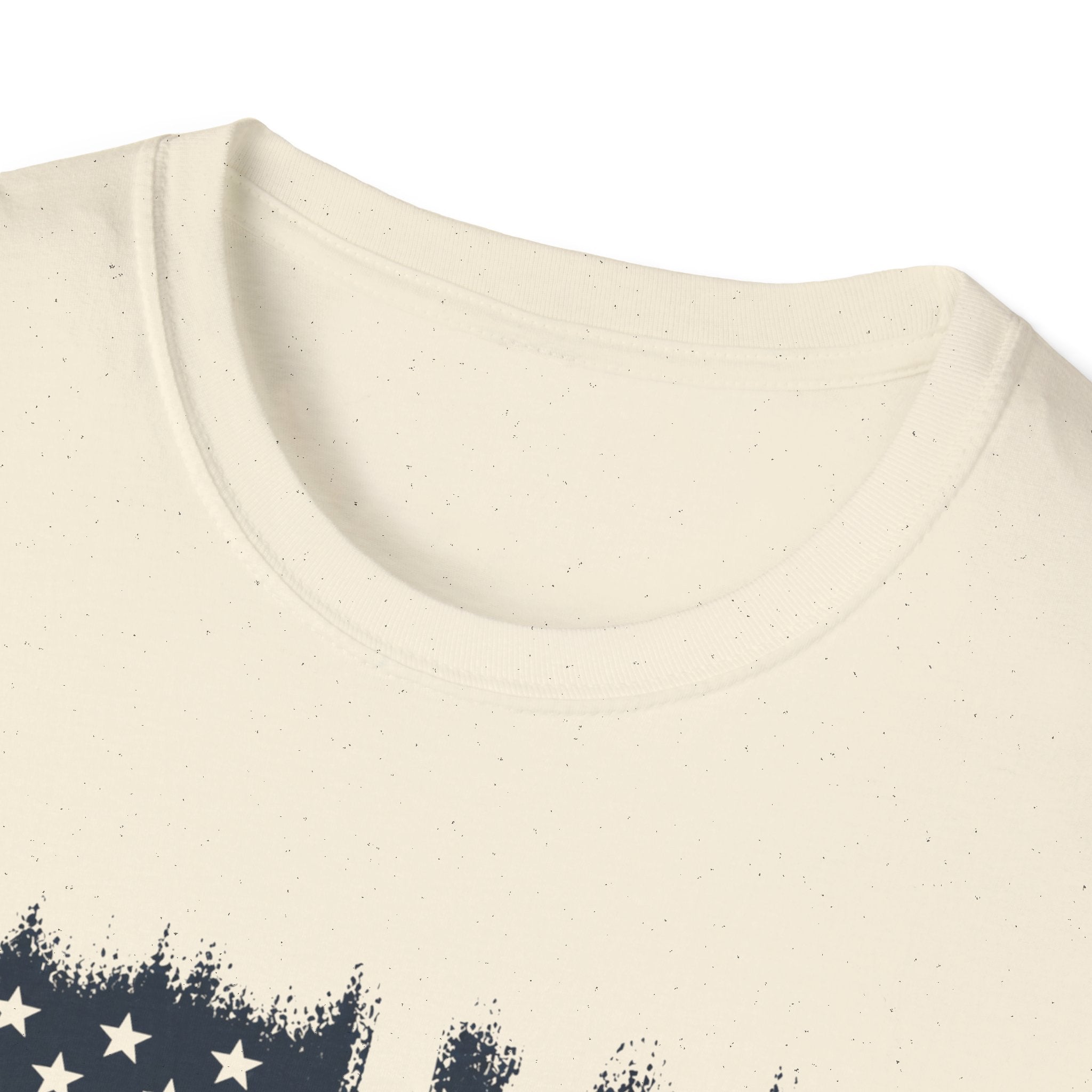 Vintage Hot Rod T-Shirt with Distressed American Flag