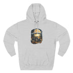 Night Drive Graphic Hoodie — 'Night Shift' Vintage Car Fleece Pullover