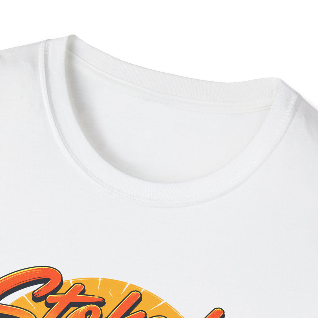Stoked Summer Fun T-Shirt – Vintage Hot Rod Surf Graphic