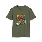 Golf Cart T-Shirt — "Playin' Around" Retro Cartoon Driving Design
