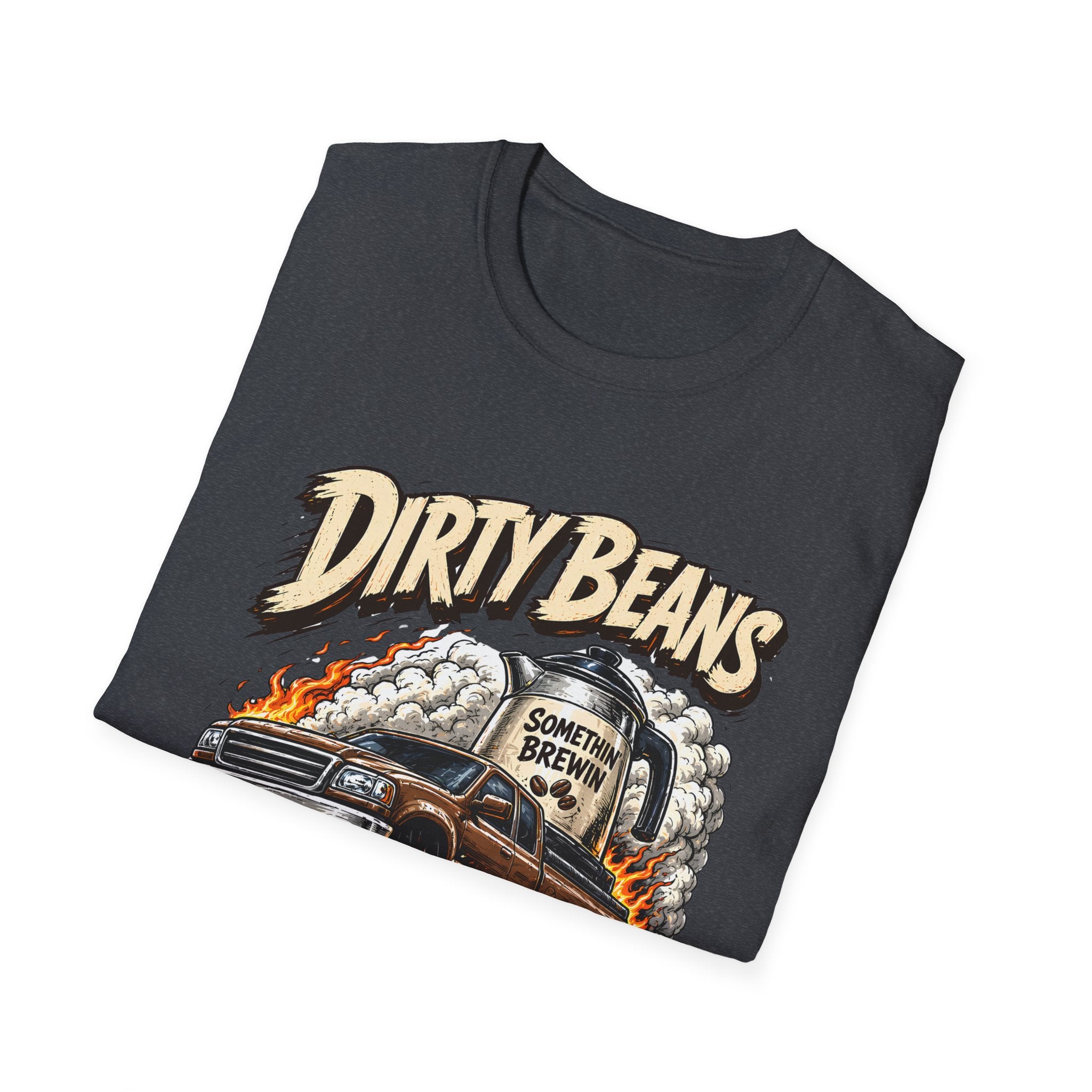 Dirty Beans Monster Truck T-Shirt — Smoky Off-Road Graphic Tee