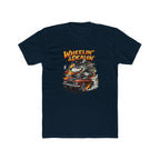 T-Shirt — "Wheelin' & Dealin'" Vintage Hot Rod Wolf Graphic Tee