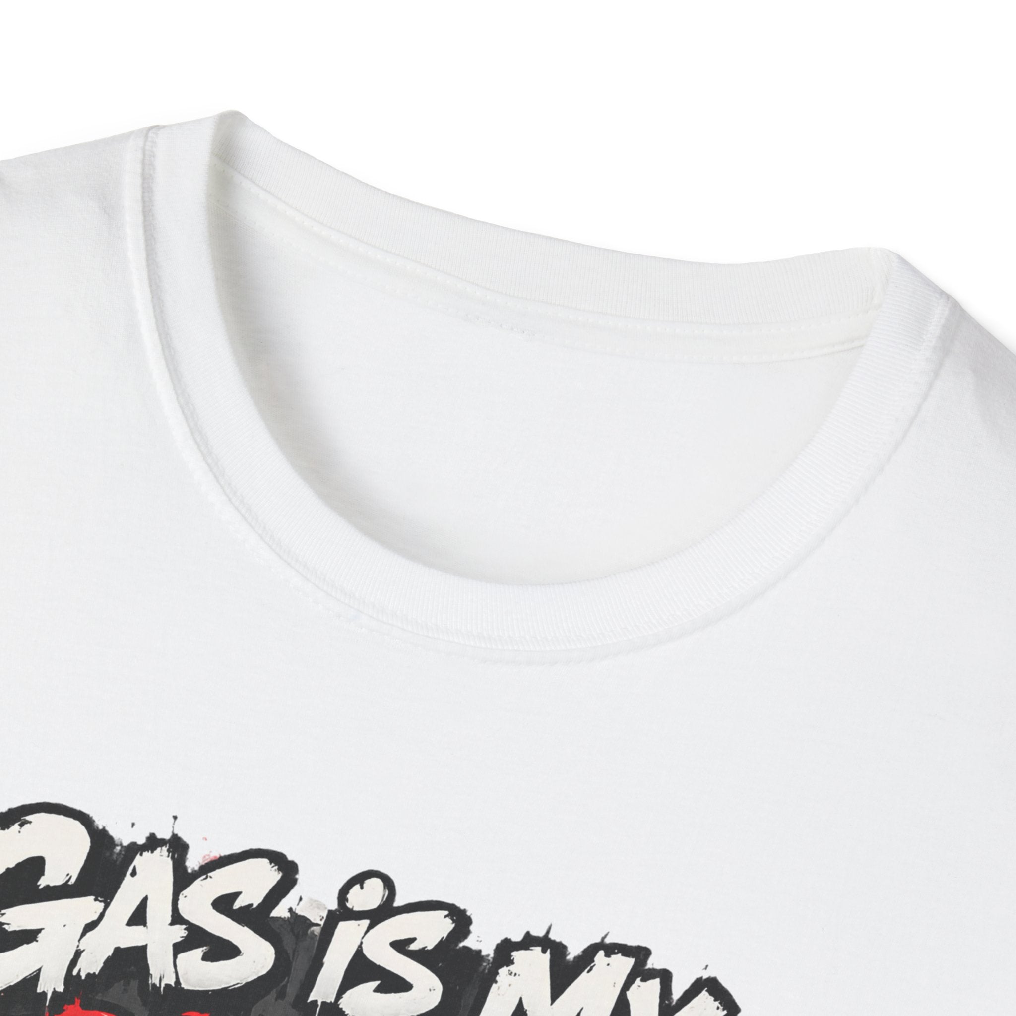 Gas Is My Personality T‑Shirt — Funny Car Fueling Graphic Tee for Gearheads