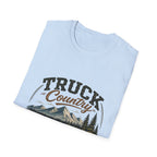Truck Country T-Shirt — Vintage Mountain Camping Truck Graphic Tee