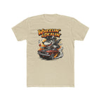 T-Shirt — "Wheelin' & Dealin'" Vintage Hot Rod Wolf Graphic Tee