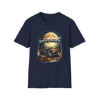 Night Shift T-Shirt — Vintage Full Moon Trucking Tee for Night Drivers