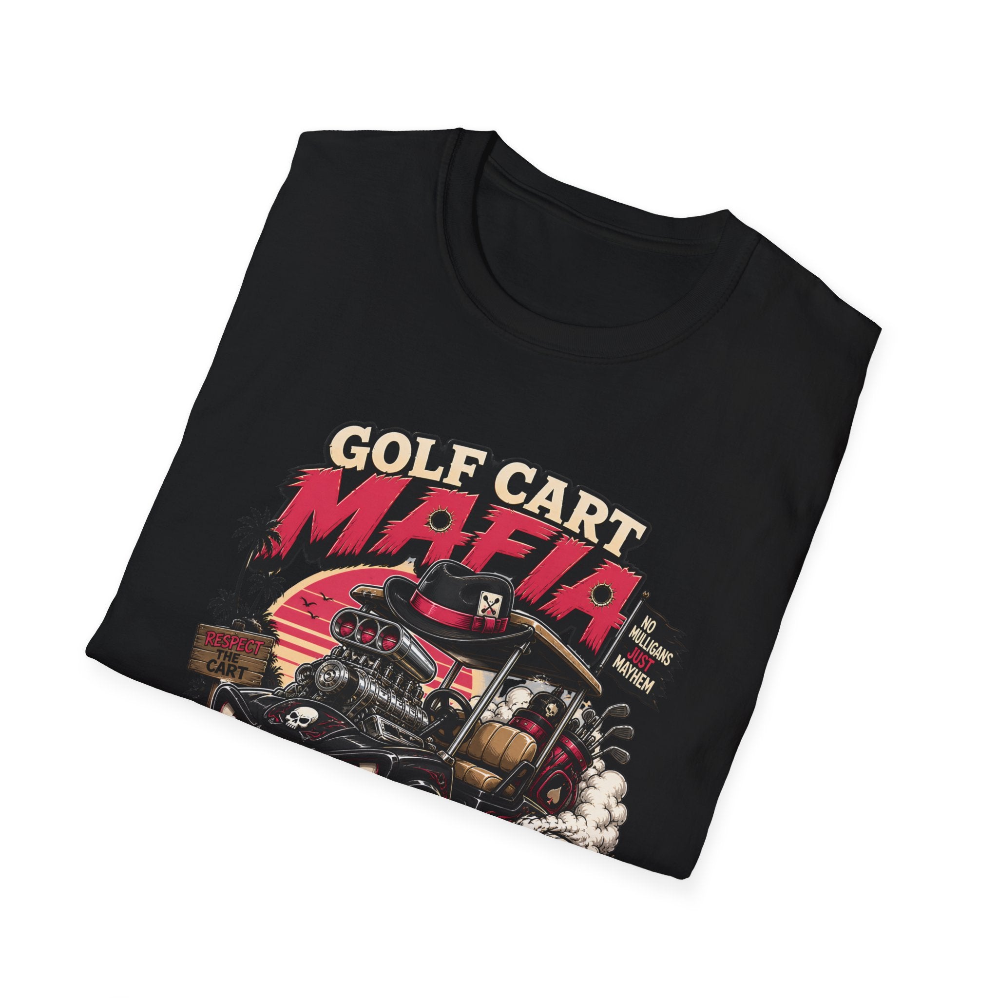 Golf Cart Mafia T-Shirt — Retro Off-Road Golf Cart Graphic Tee