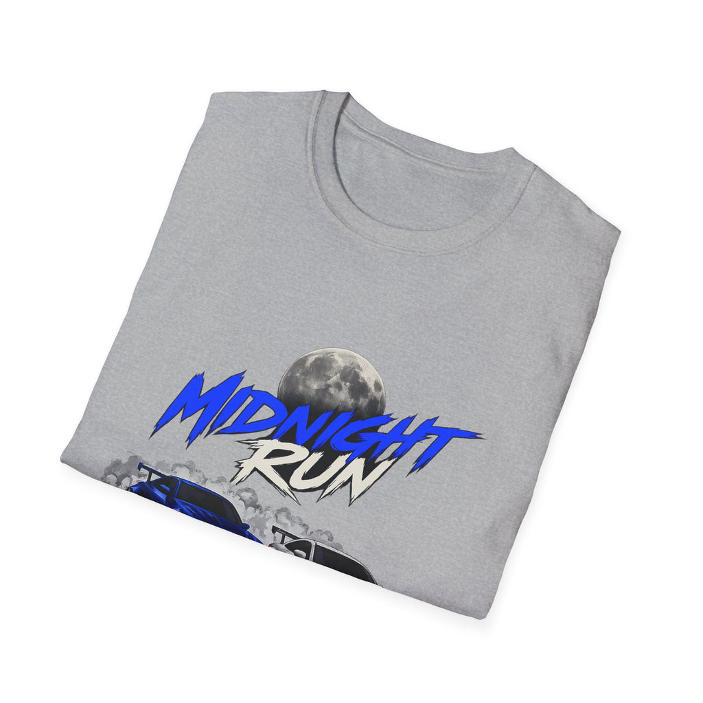 Midnight Run Car T-Shirt — Racing Drift Streetwear Tee