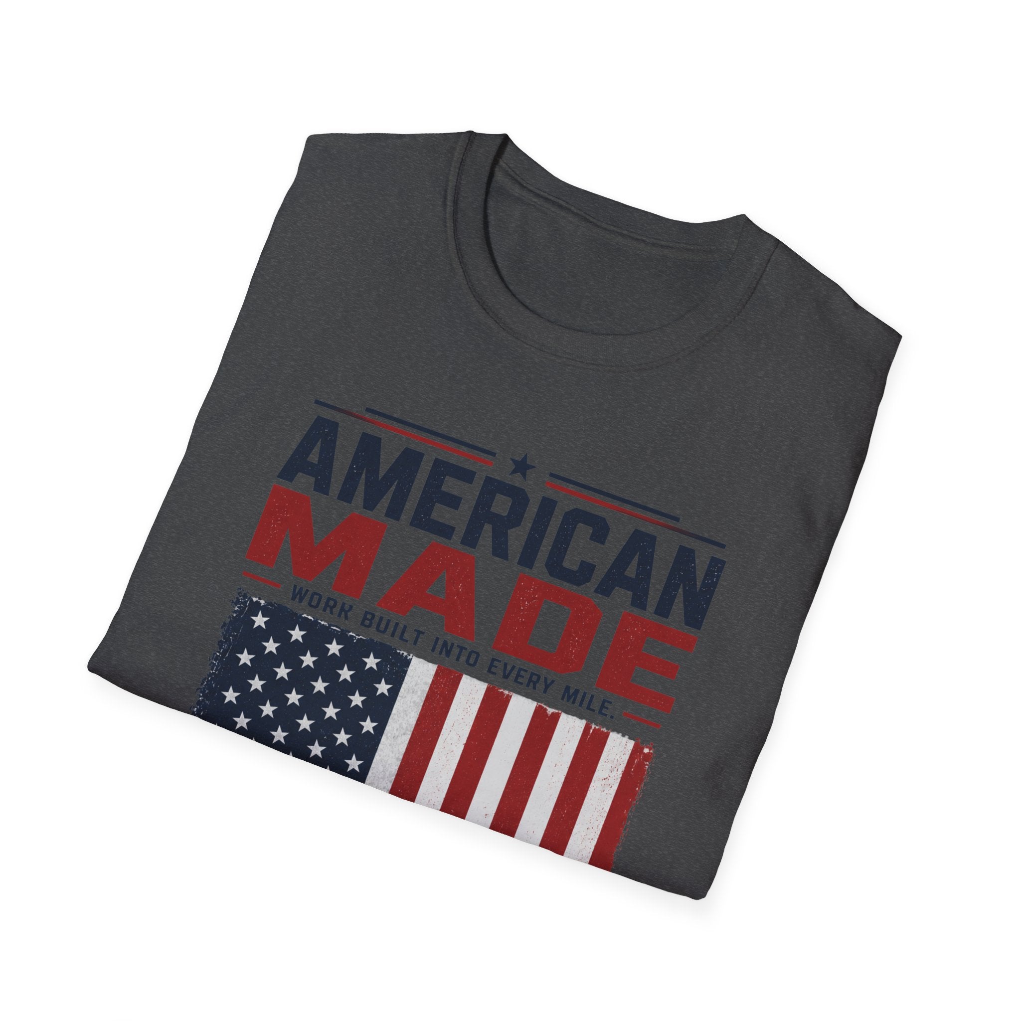 American Made Van T-Shirt — Patriotic USA Work Truck Tee