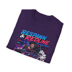 T-Shirt — "Respawn & Redline: No Lag Just Drift" Retro Gaming Drift Car Tee