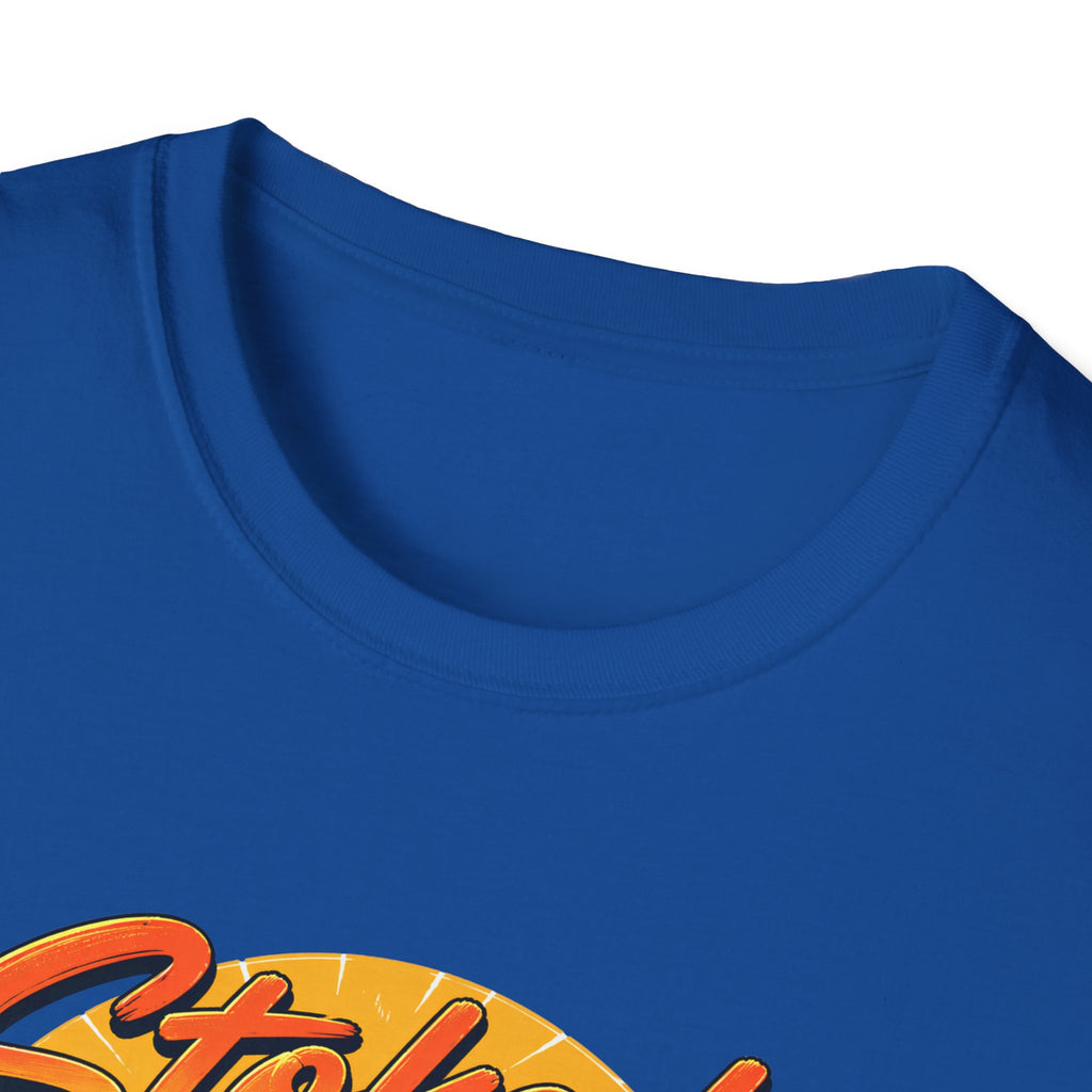 Stoked Summer Fun T-Shirt – Vintage Hot Rod Surf Graphic