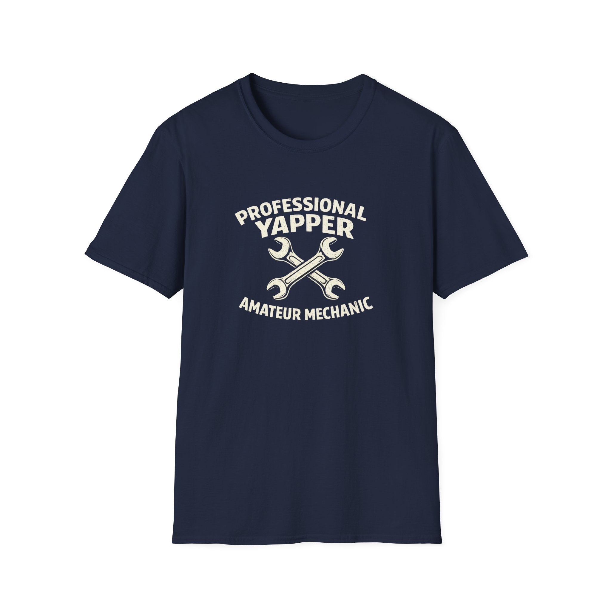 Professional Yapper T-Shirt — “Professional Yapper Amateur Mechanic” Funny Mechanic Tee