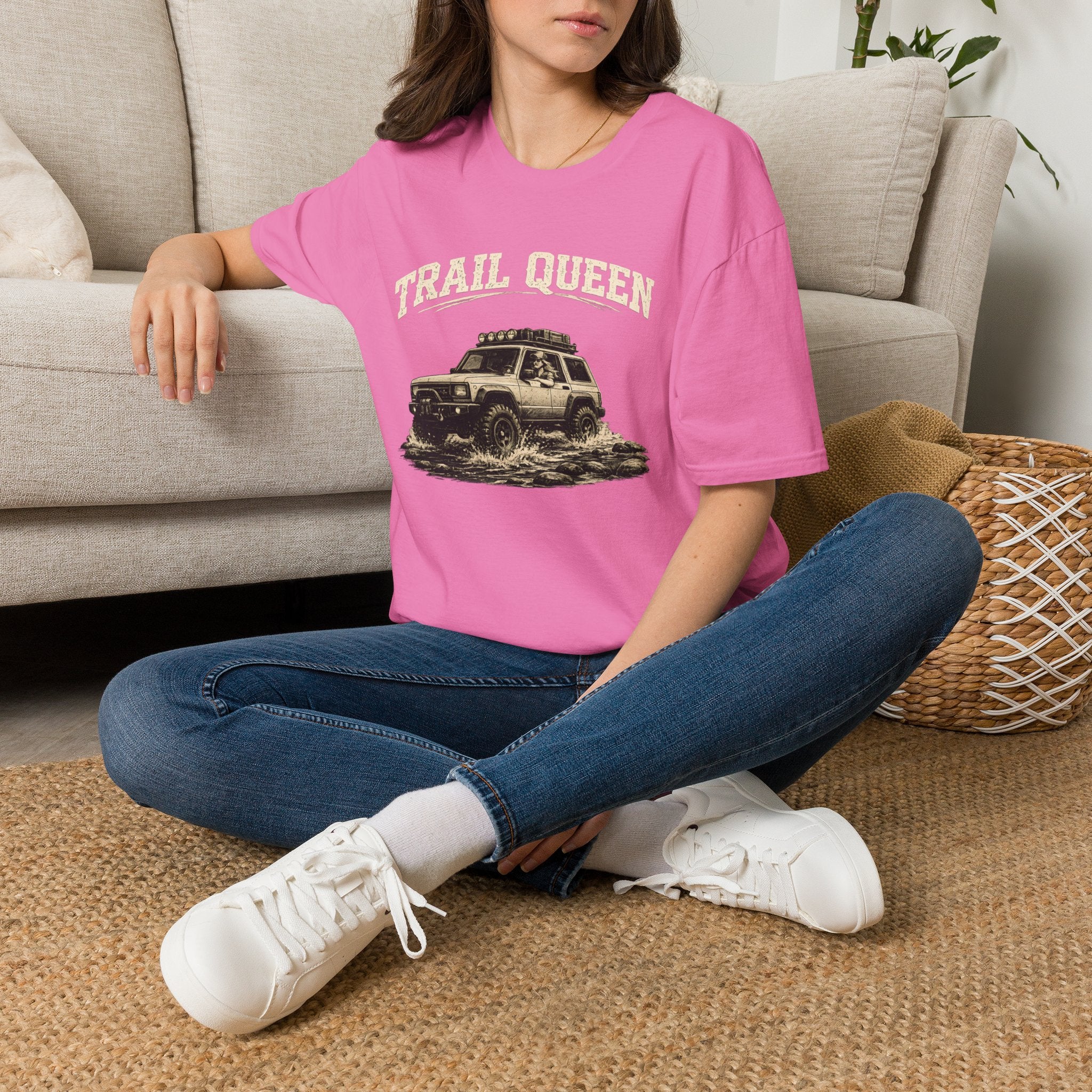 Trail Queen T-Shirt — Off-Road Jeep Adventure Tee for Women