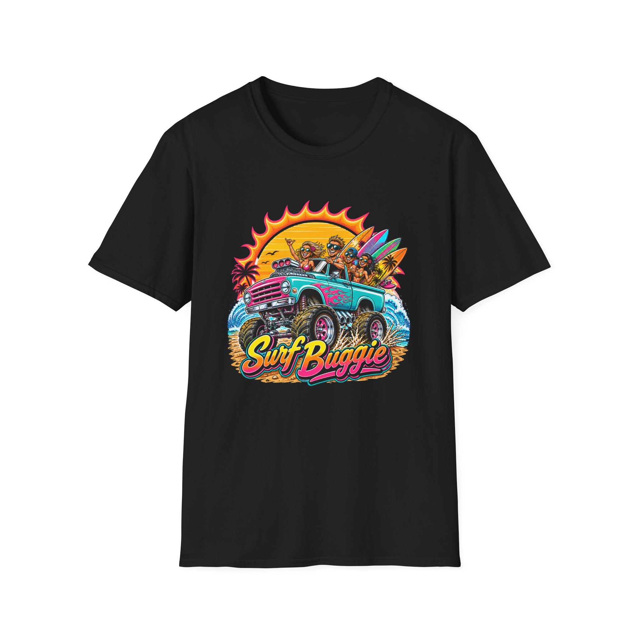 Surf Buggy T-Shirt — Retro Beach Cruiser Graphic Tee