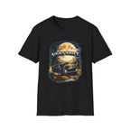 Night Shift T-Shirt — Vintage Full Moon Trucking Tee for Night Drivers