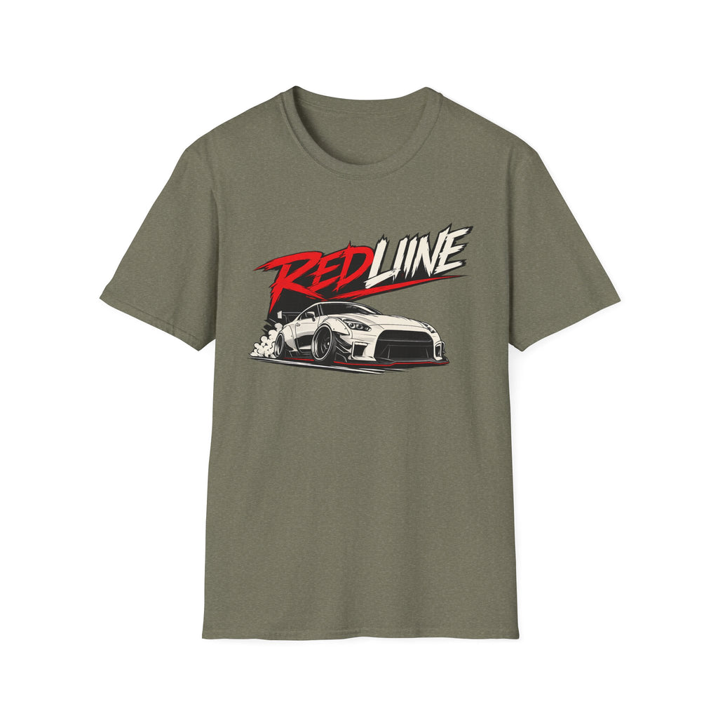 Redline Racing Car T-Shirt — Sporty Drift Graphic Tee