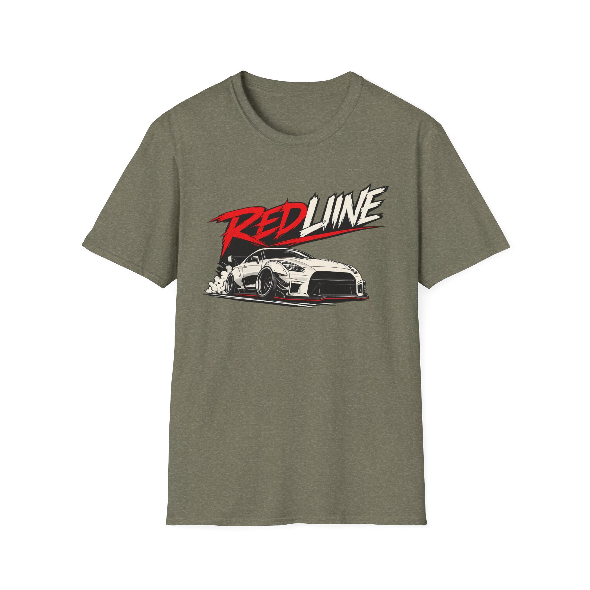 Redline Racing Car T-Shirt — Sporty Drift Graphic Tee