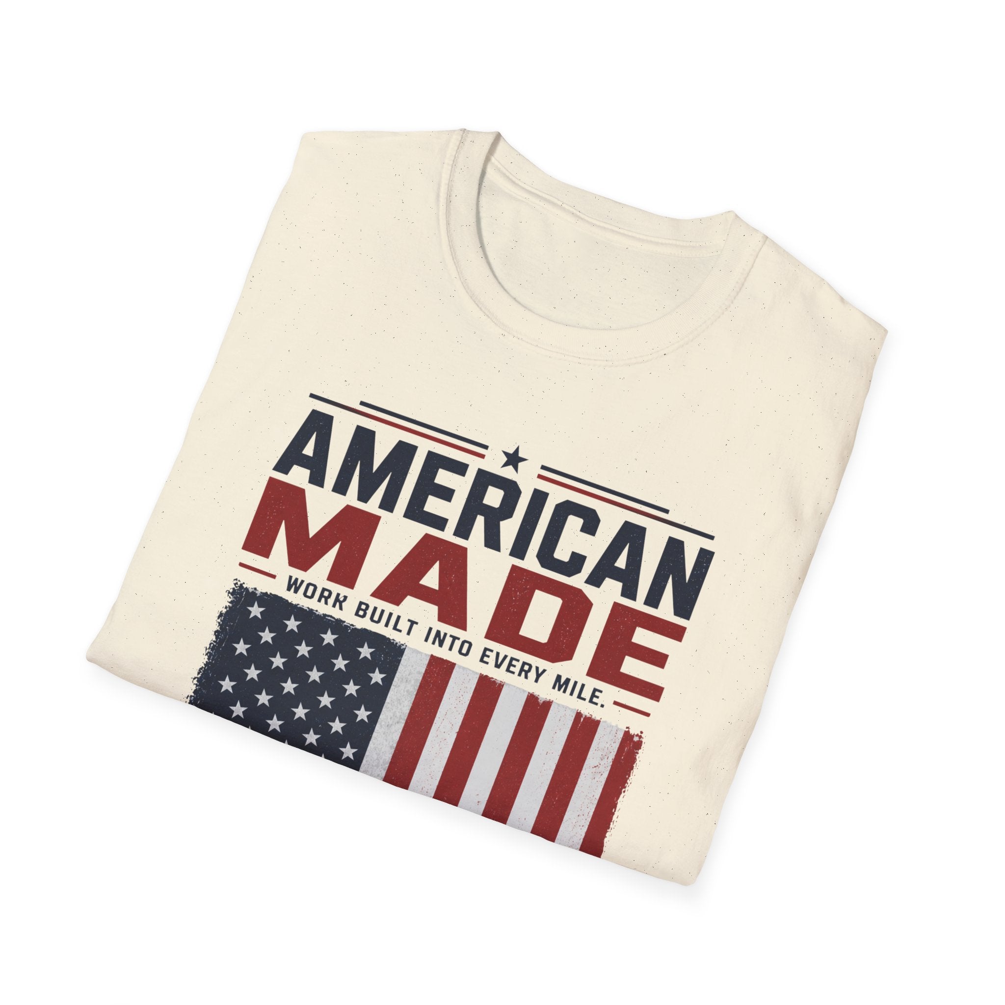 American Made Van T-Shirt — Patriotic USA Work Truck Tee