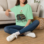 T-Shirt — 'Life Finds a Way' Daisy Rising from Rust Graphic Tee