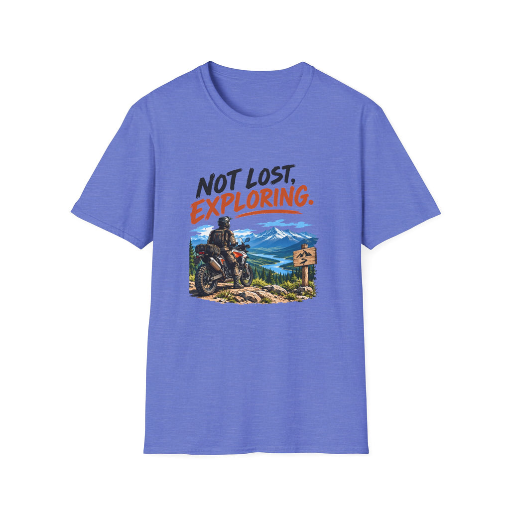 Not Lost, Exploring Motorcycle Adventure T-Shirt
