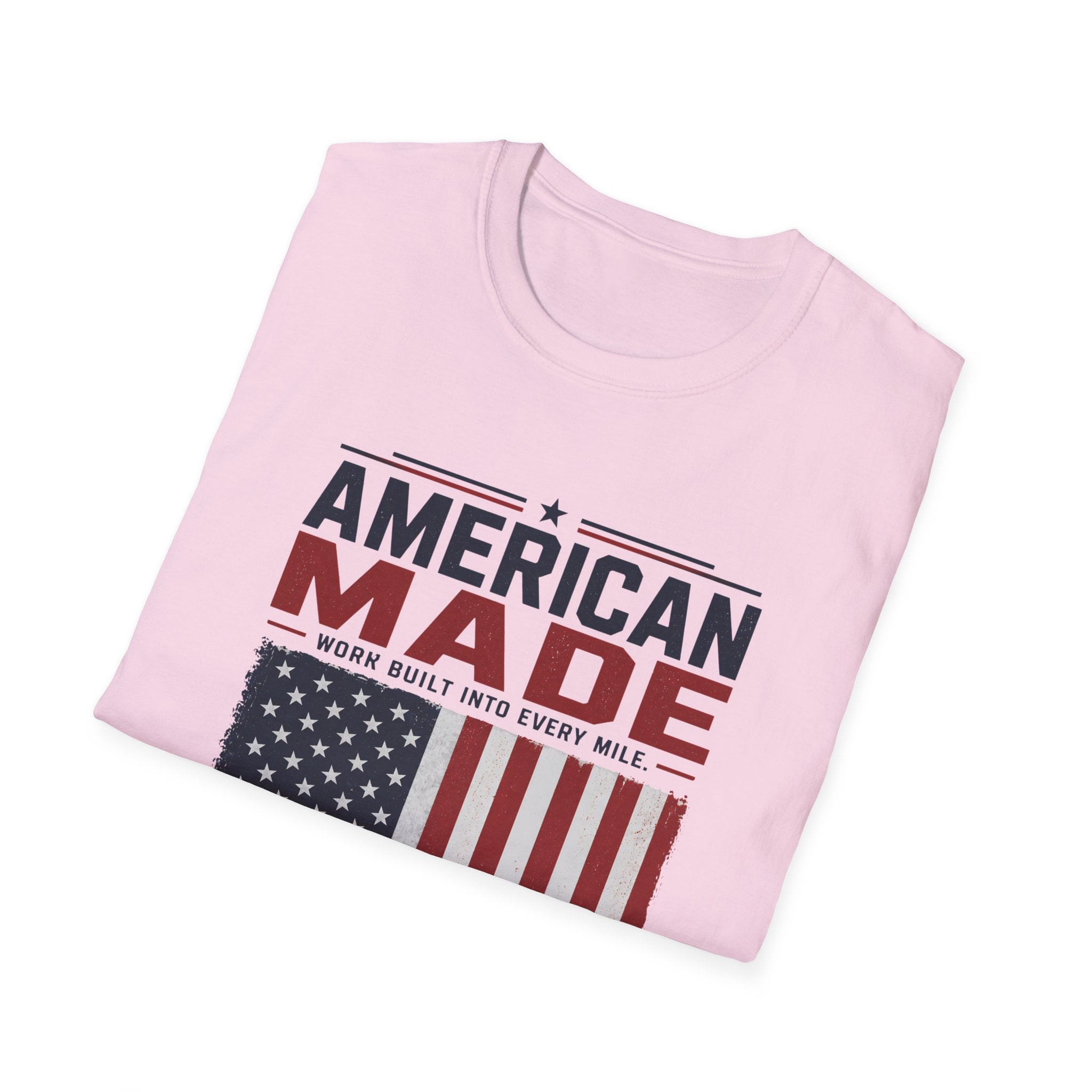 American Made Van T-Shirt — Patriotic USA Work Truck Tee