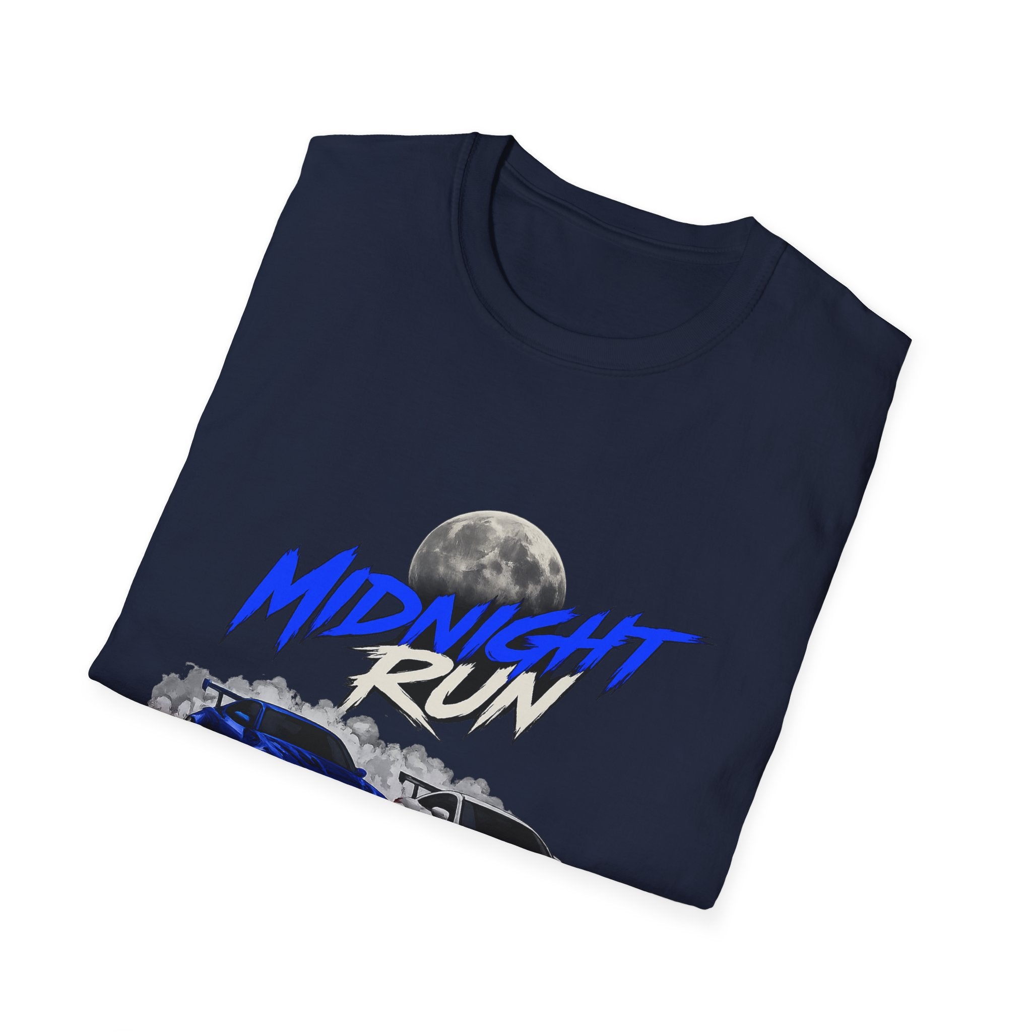 Midnight Run Car T-Shirt — Racing Drift Streetwear Tee
