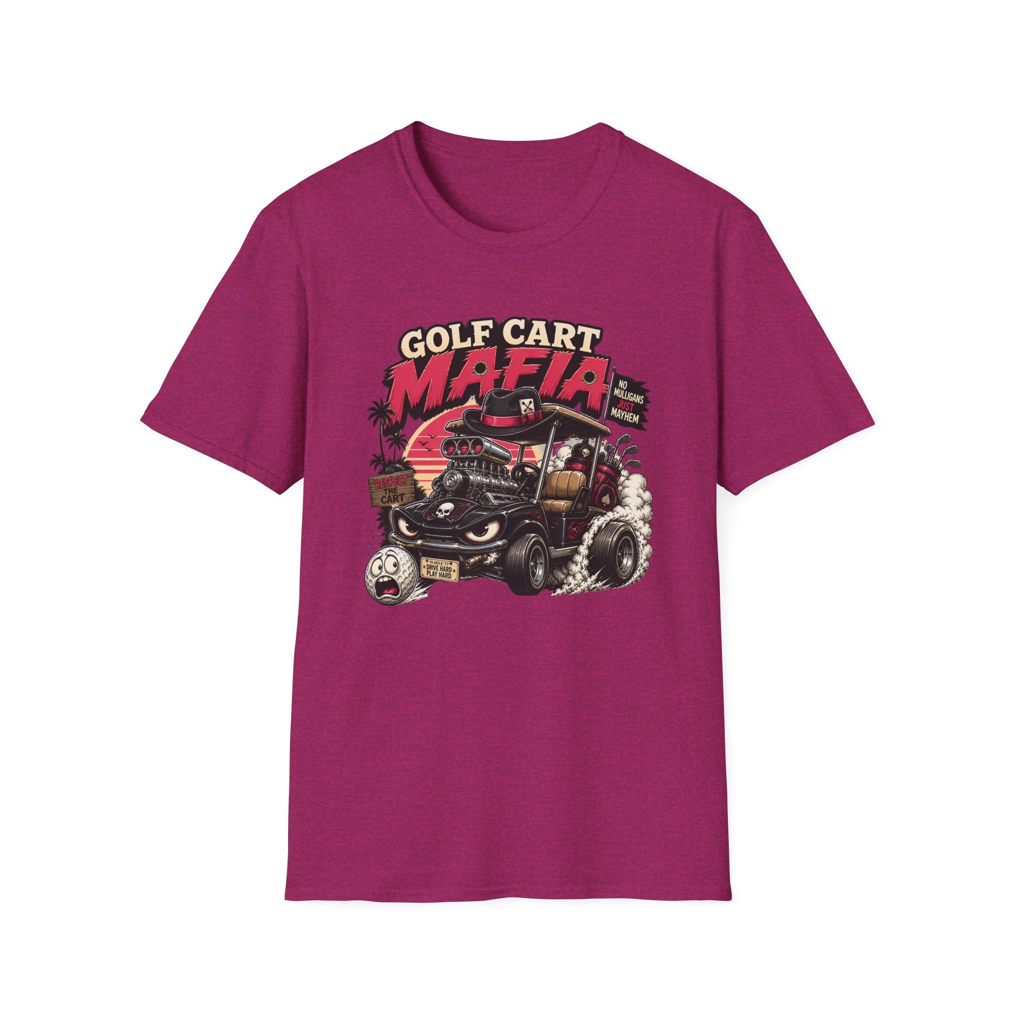 Golf Cart Mafia T-Shirt — Retro Off-Road Golf Cart Graphic Tee