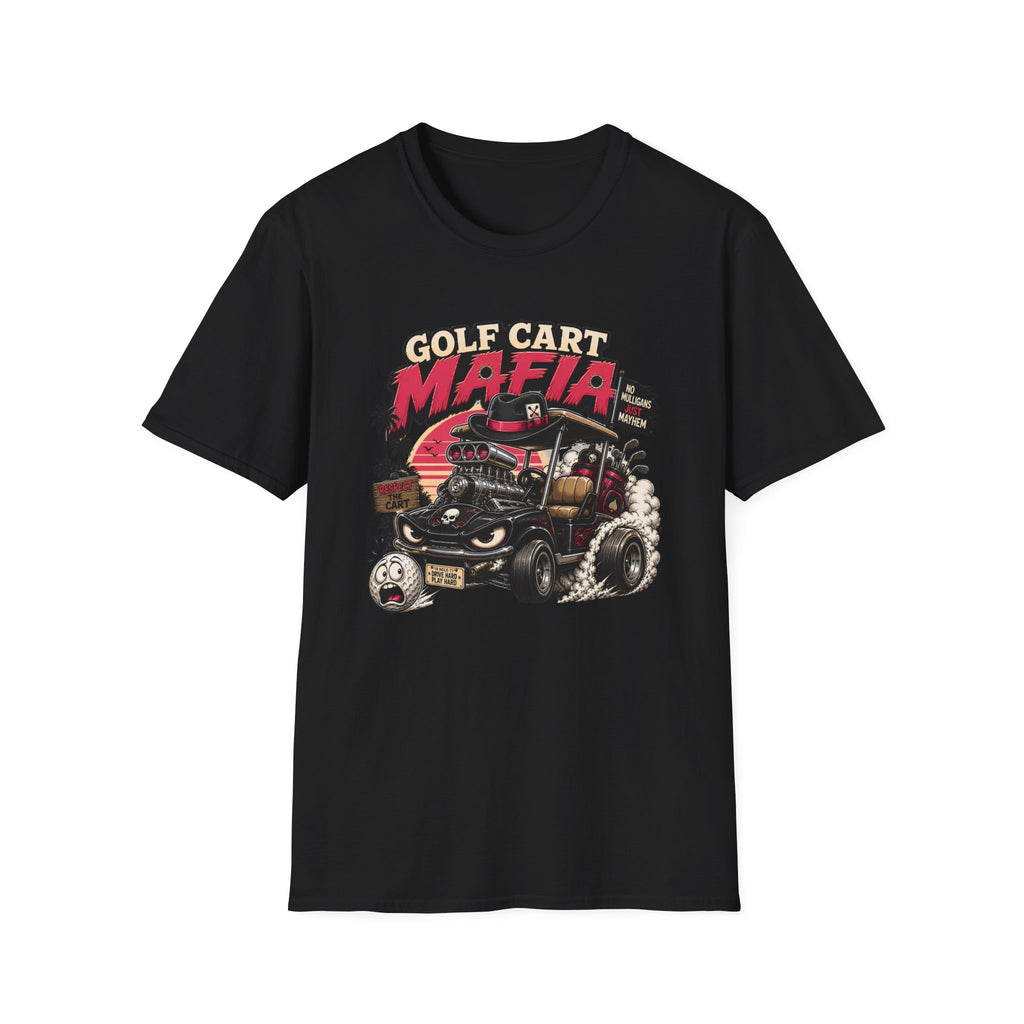 Golf Cart Mafia T-Shirt — Retro Off-Road Golf Cart Graphic Tee