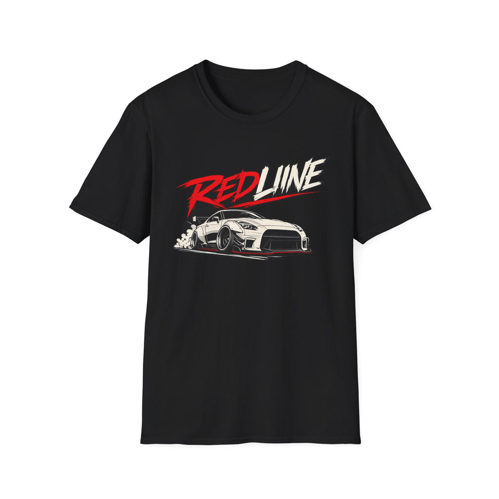 Redline Racing Car T-Shirt — Sporty Drift Graphic Tee