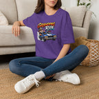 Grandpa's Ride T-Shirt — Vintage Muscle Car & Dog Graphic Gift