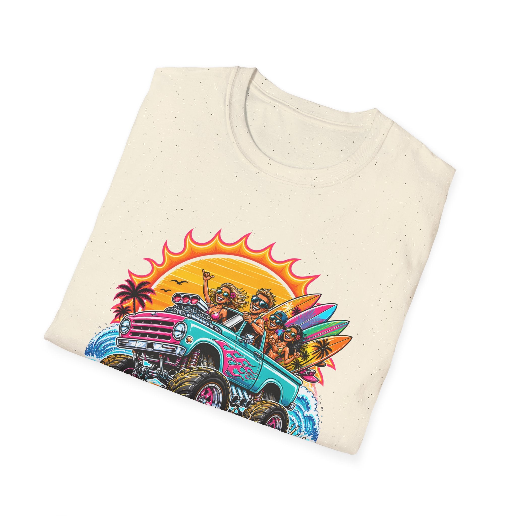 Surf Buggy T-Shirt — Retro Beach Cruiser Graphic Tee