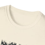 Classic Hot Rod T-Shirt with Distressed American Flag